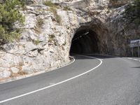 Clear Sky Mountain Pass in Mallorca, Spain