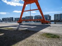 Clear Sky Over Bremen City: A View of Urban Architecture