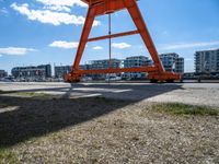 Clear Sky Over Bremen City: A View of Urban Architecture