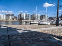 Clear Sky Over Lake in Bremen, Germany