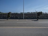 Clear Sky in Porto: Asphalt Road and Parking Lot