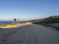 Clear Sky in Portugal: Beautiful Beach Coastline