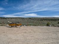 Clear Sky Over a Rural Colorado Landscape