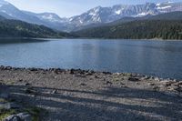 Clear Sky Scenic View of Mountain Range