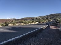 Clear Sky in Spain: A Landscape of Mountain Pass