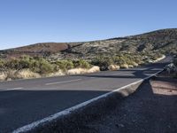 Clear Sky in Spain: A Landscape of Mountain Pass