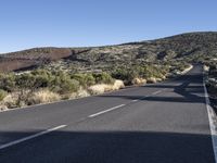 Clear Sky in Spain: A Landscape of Mountain Pass