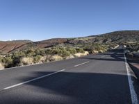 Clear Sky in Spain: A Landscape of Mountain Pass