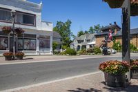 Clear Sky Suburban Road with Houses during the Day