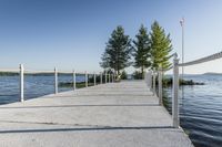 Clear Sky Water Landscape in Canada