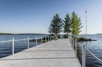 Clear Sky Water Landscape in Canada