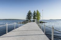 Clear Sky Water Landscape in Canada