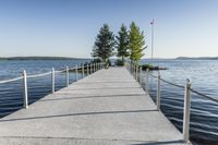 Clear Sky Water Landscape in Canada