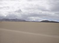 Clouds Over Desert Landscape