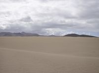 Clouds Over Desert Landscape