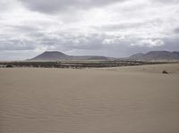 Clouds Over Desert Landscape