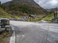 Cloudy Day in Austria: Exploring the Mountain Road