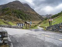 Cloudy Day in Austria: Exploring the Mountain Road