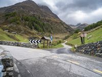 Cloudy Day in Austria: Exploring the Mountain Road