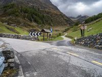 Cloudy Day in Austria: Exploring the Mountain Road