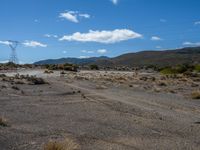 Cloudy Day on a Textured Gravel Road