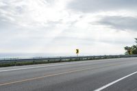 Cloudy Day Landscape: Road Asphalt
