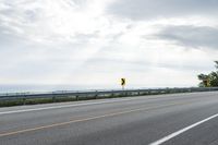 Cloudy Day Landscape: Road Asphalt