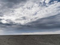 Cloudy Day in an Open Space