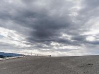 Cloudy Day in an Open Space