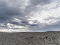 Cloudy Day in an Open Space