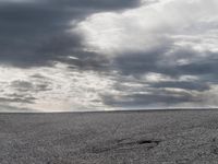 Cloudy Day in an Open Space