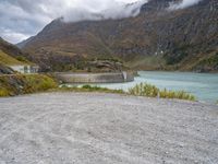 Cloudy Mountain Landscape in Austria