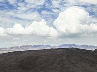 Cloudy Sky and Mountain Landscape: A Blend of Nature's Beauty