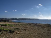 Cloudy Sky Over the Coastal Landscape of Portugal