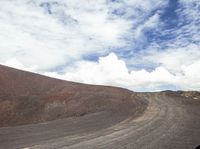 Cloudy Sky Over Landscape Off Road