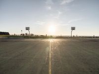 Coastal Basketball Court Overlooking Portugal's Ocean