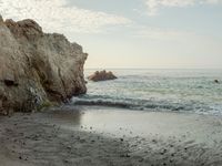 Coastal Beach with Clear Sky