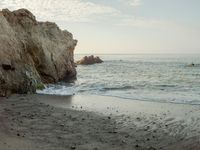 Coastal Beach with Clear Sky