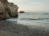 Coastal Beach with Clear Sky