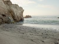 Coastal Beach with Clear Sky