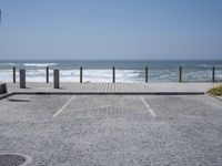 Coastal Boardwalk Parking in Porto, Portugal