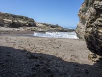 Coastal California: Beach with Clear Sky