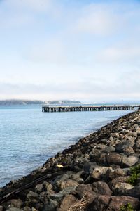 Coastal City: A Day View of the Ocean