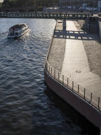 Coastal City in Germany: Bridge Water Reflections - 004