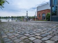 Coastal City Germany Cobble Stone Pier 002