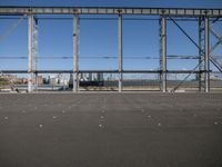 Coastal City Loading Dock: A Clear Sky Experience