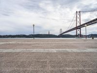 Coastal City in Portugal: A Landscape with Clouds