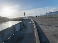 A Coastal City Road in San Francisco, California, USA