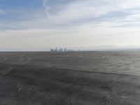 Coastal City Skyline View