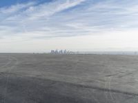 Coastal City Skyline View